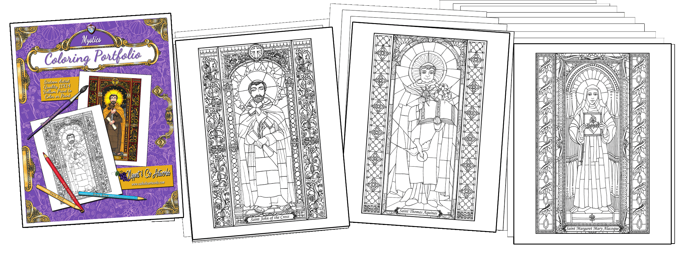 Mystic Saints Coloring Portfolio
