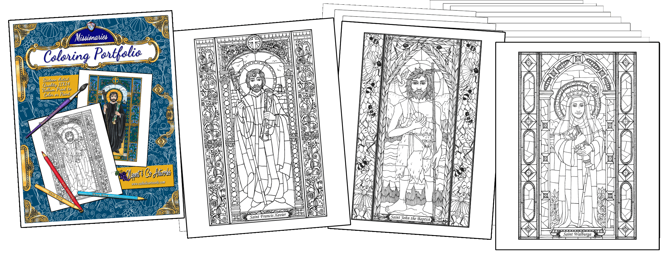 Mystic Saints Coloring Portfolio