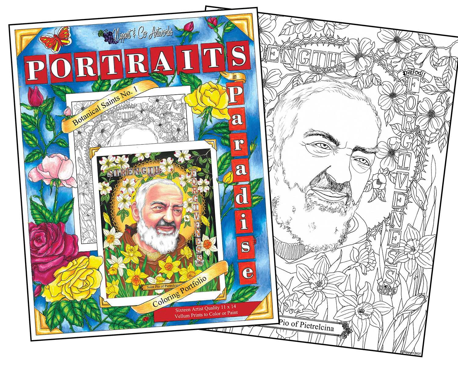 Portratis in Paradise Coloring Portfolio