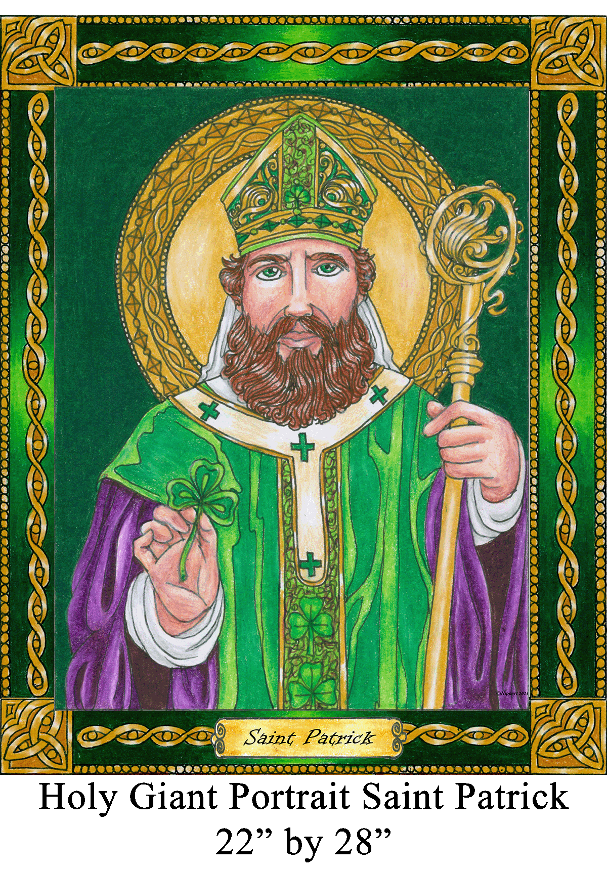 Holy Giants Portrait Saint Patrick