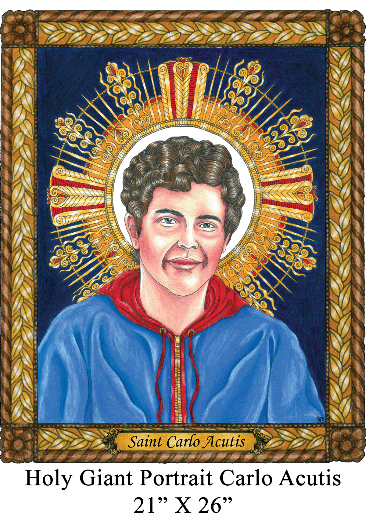 Holy Giant Portrait Carlo Acutis