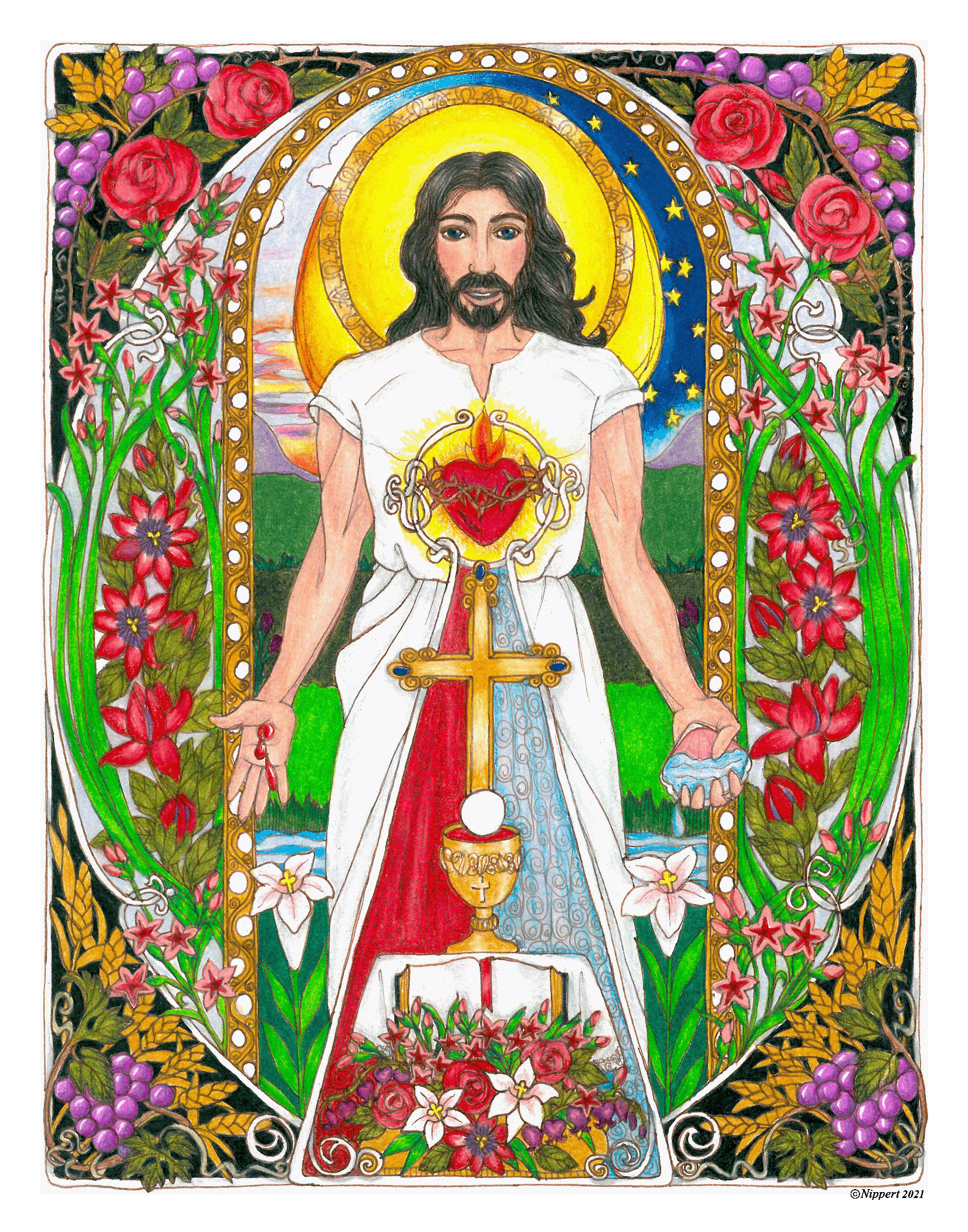 Divine Mercy Window Clings