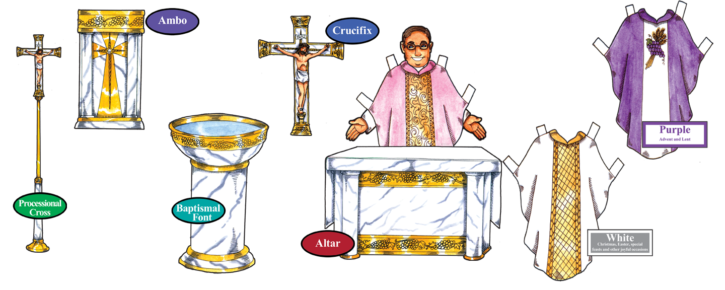 Father Nick and Altar COmbo