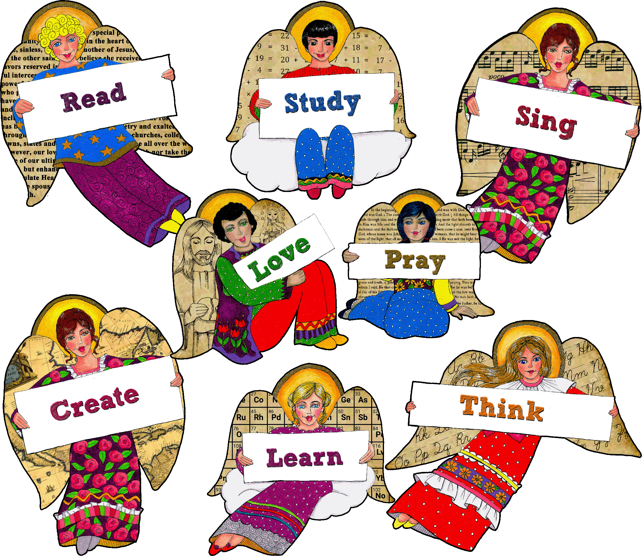 Boho Angel Motivational Words