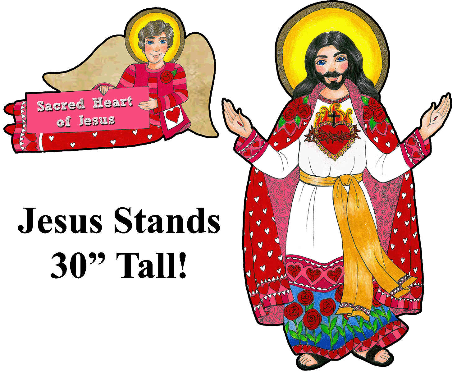 Boho Sacred Heart