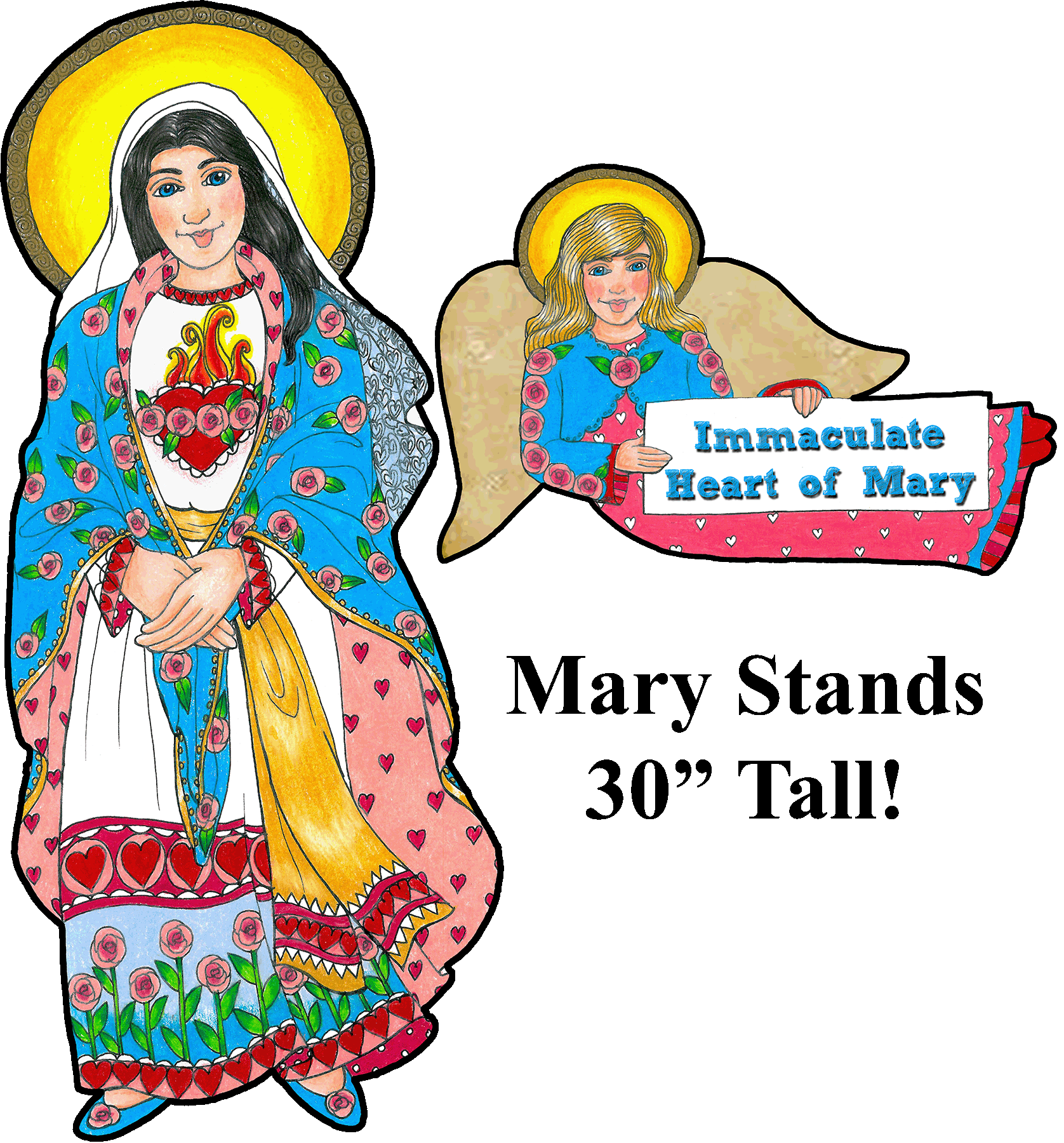 Boho Immaculate Heart