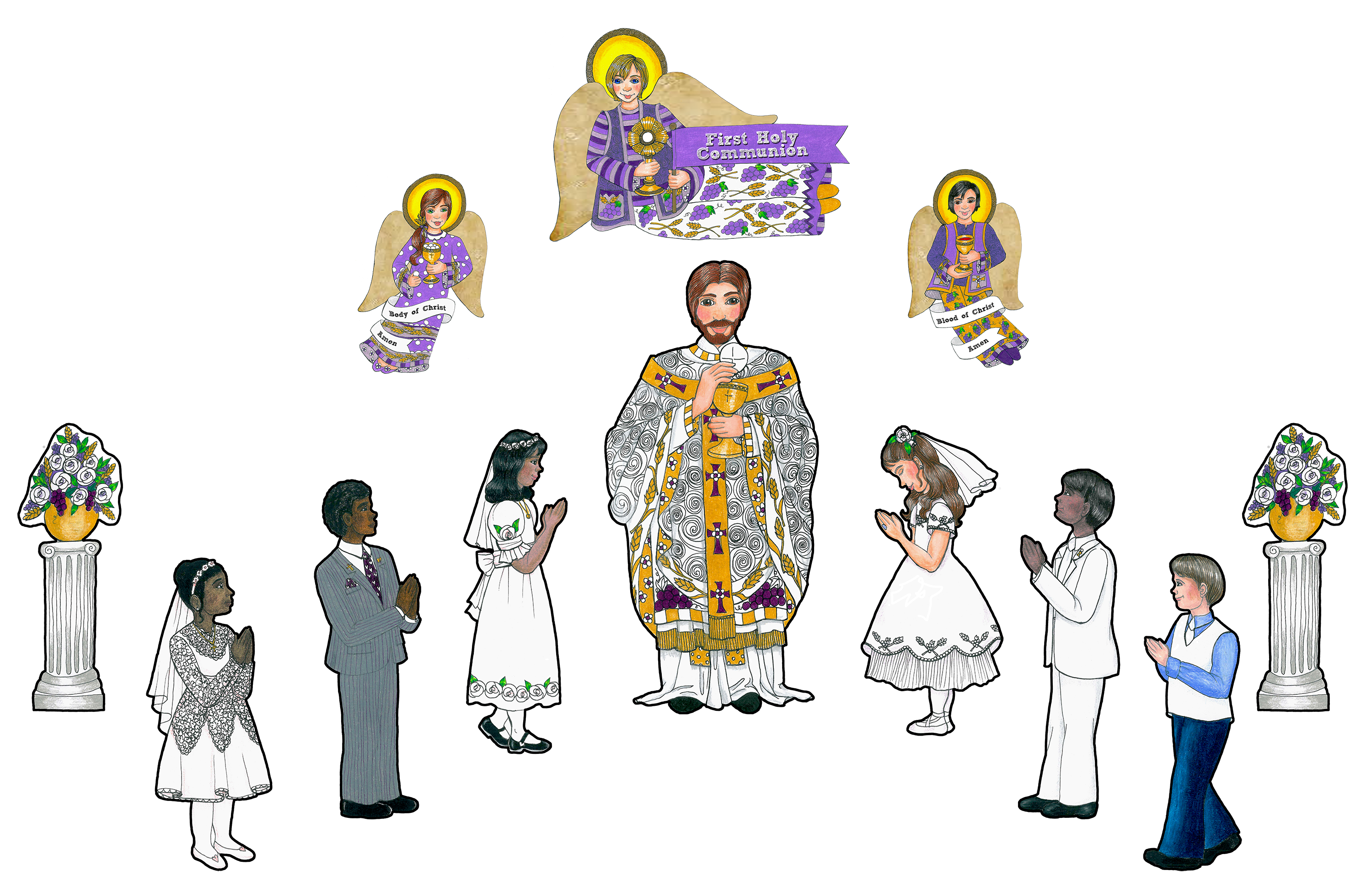 Boho First Holy Communion