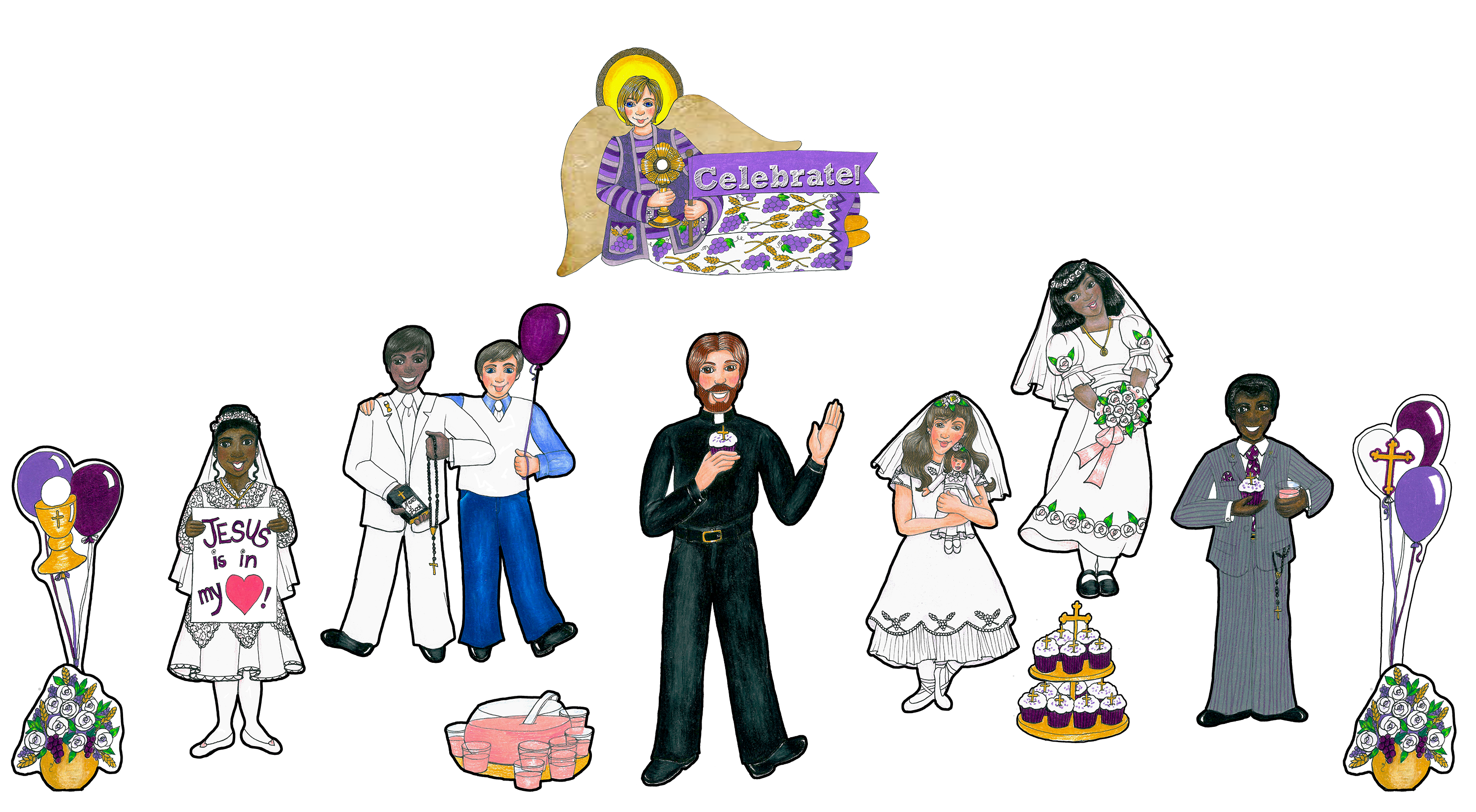 Boho First Holy Communion