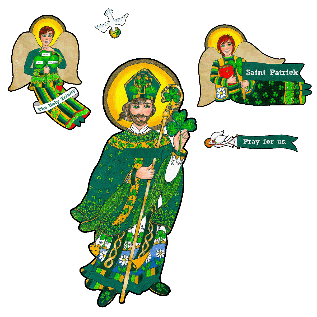 Boho Saint Patrick