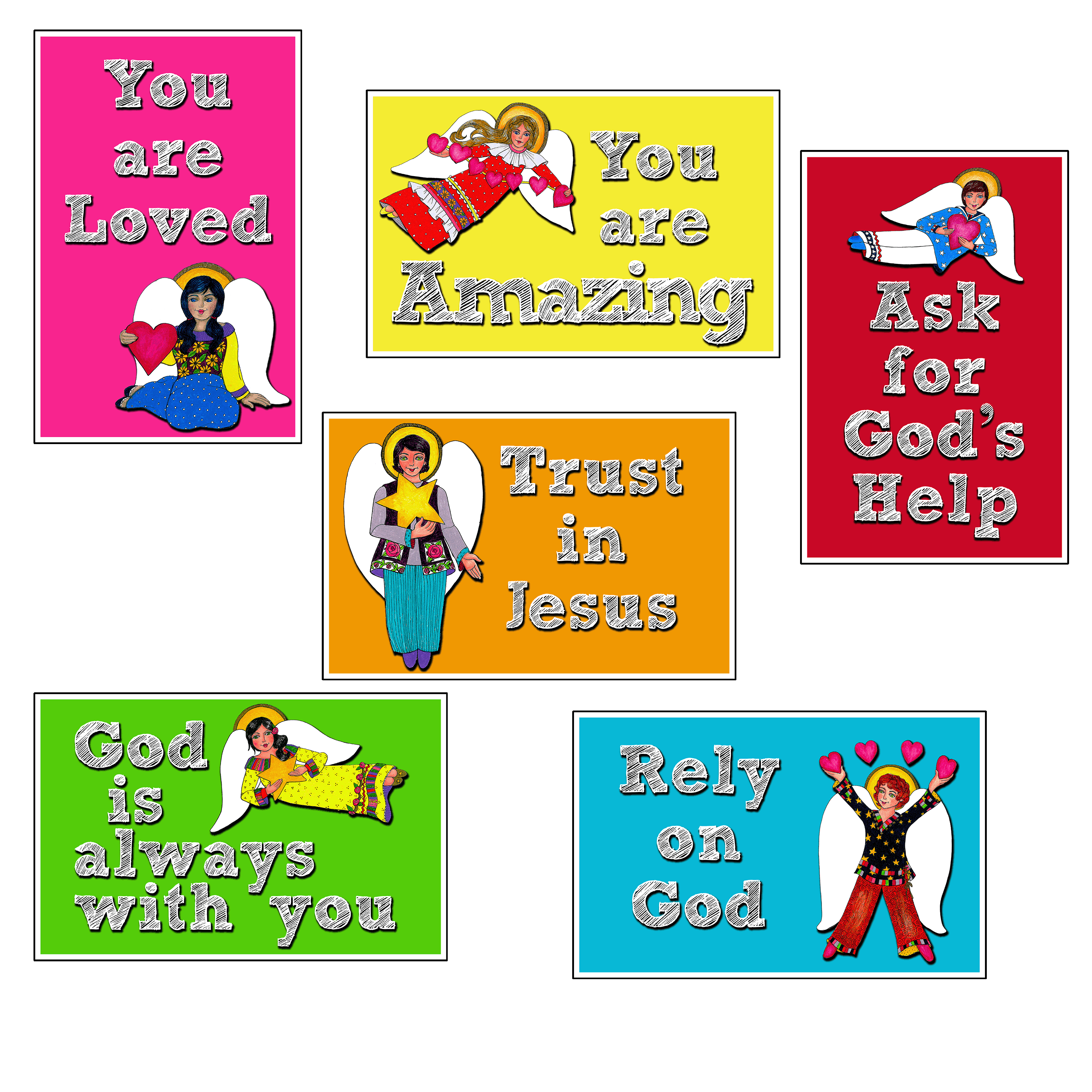 Boho Inspirational Words Set 1