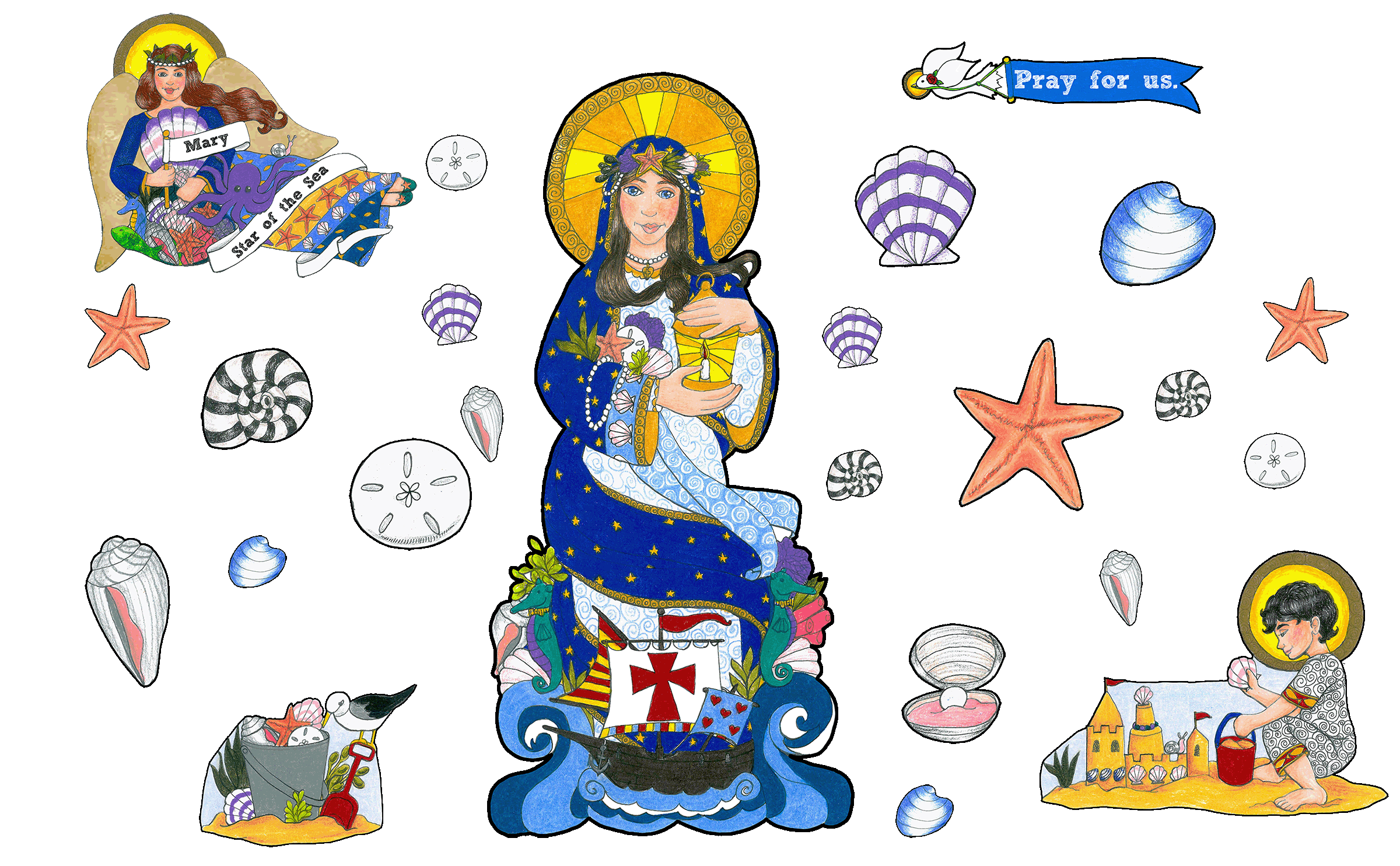 Boho - Mary, Star of the Sea (Summer)