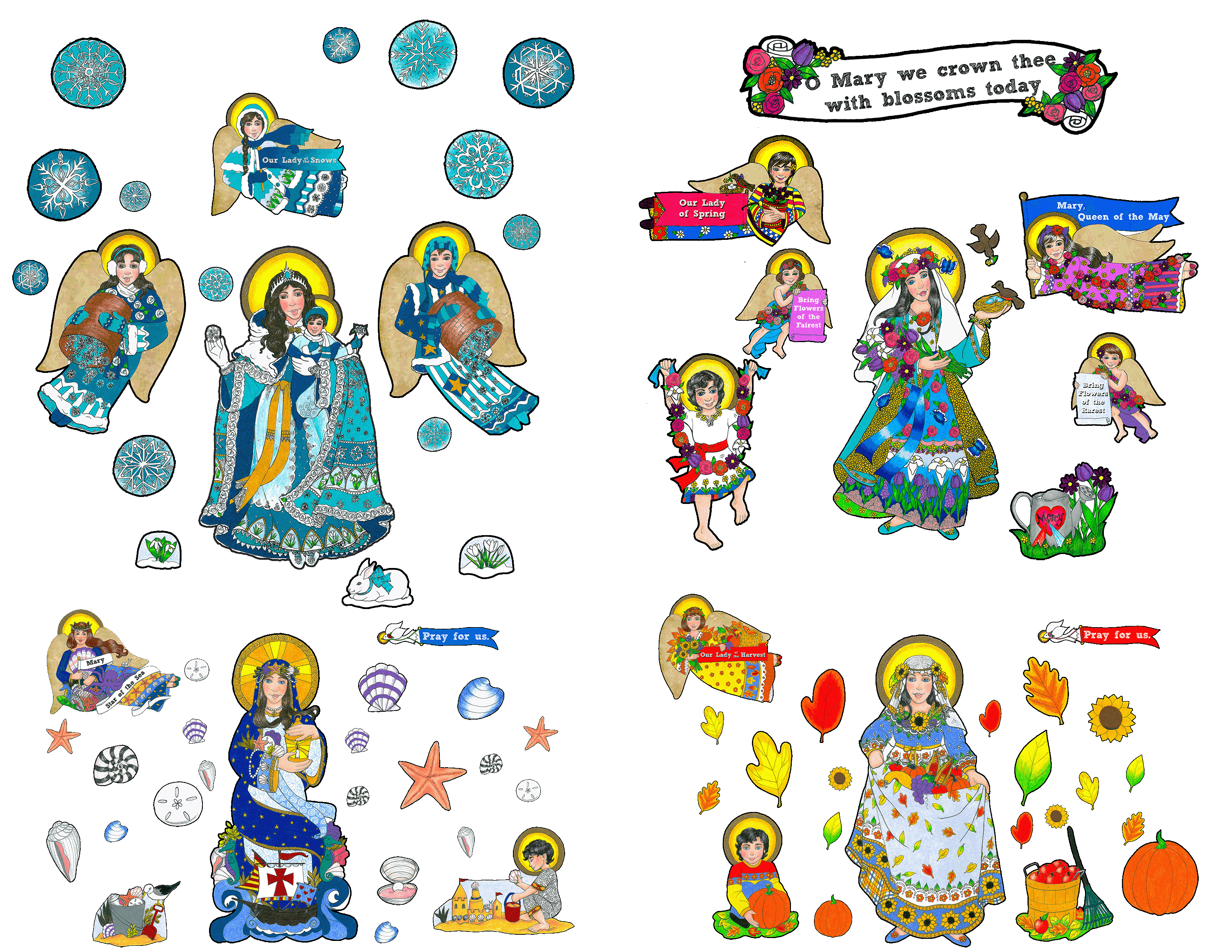 Boho Mary for Four Seasons