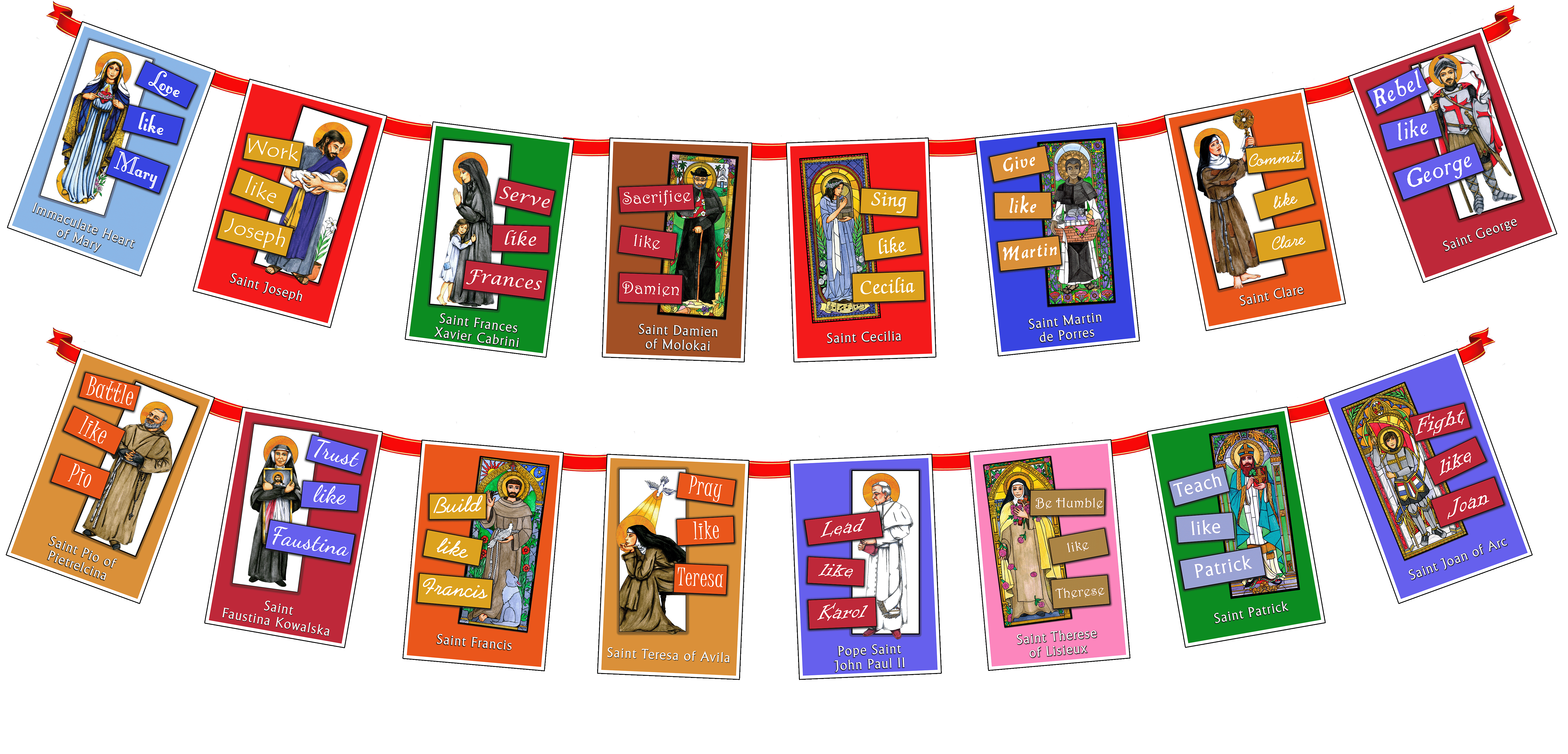 Imitate the Saints - Banner Kit