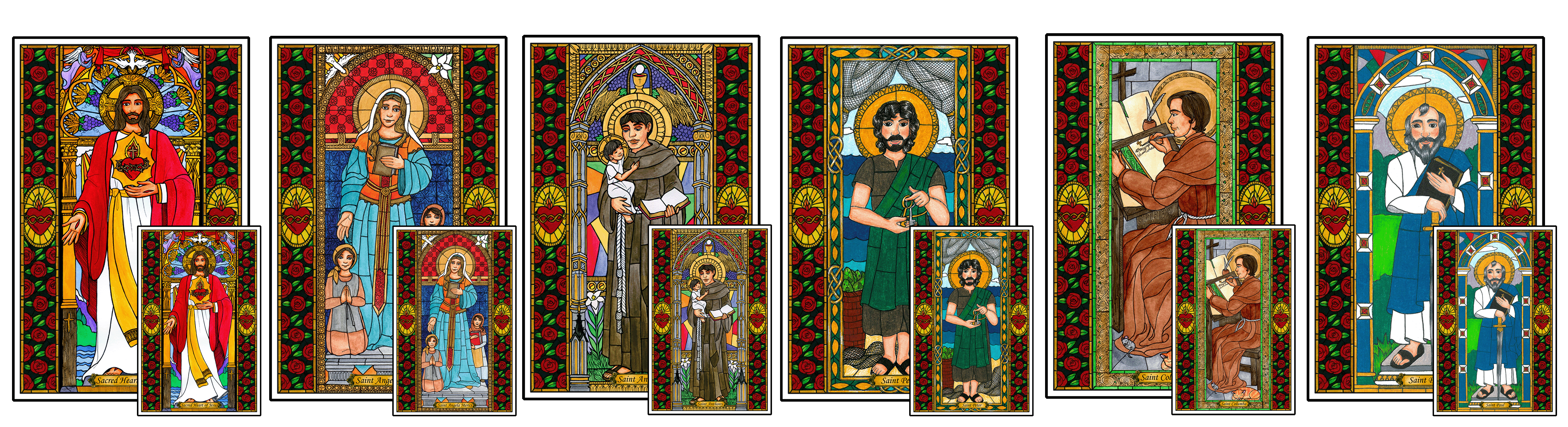 Stained Glass Saints of June Combo Set