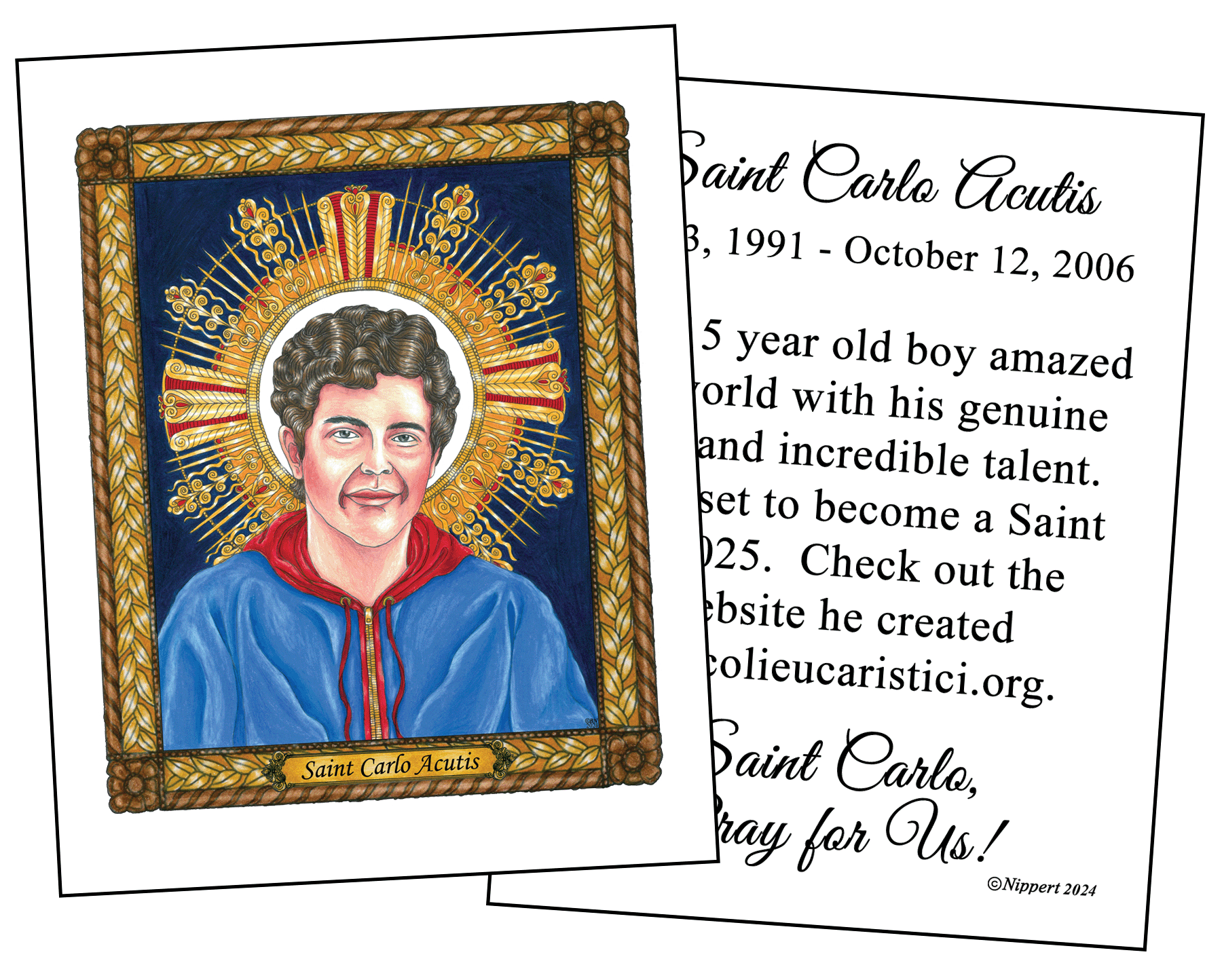 Carlo Acutis #1 Holy Cards