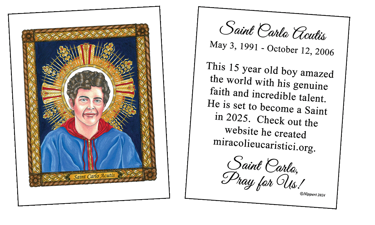 Carlo Acutis #1 Large Holy Cards