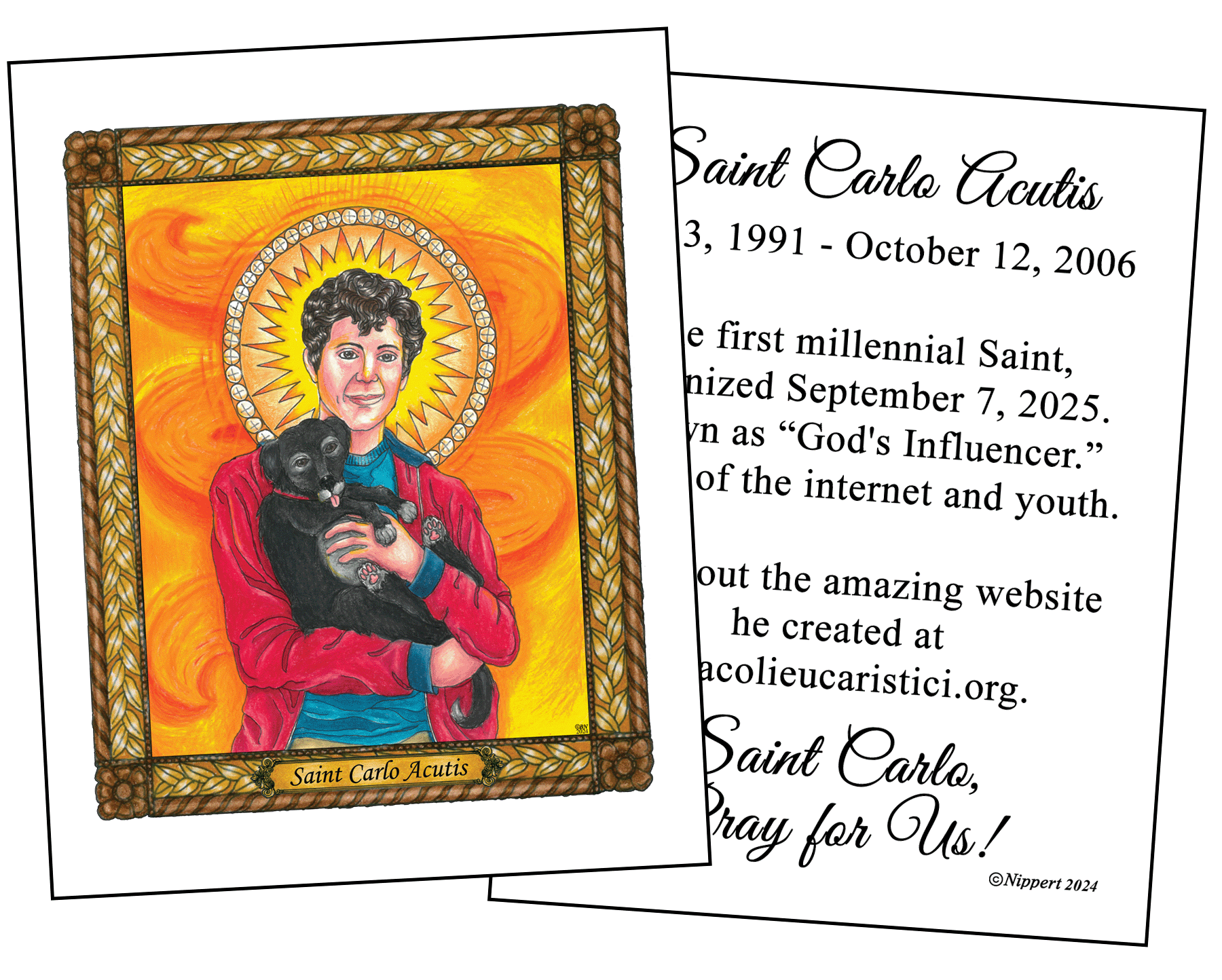 Carlo Acutis #2 Holy Cards