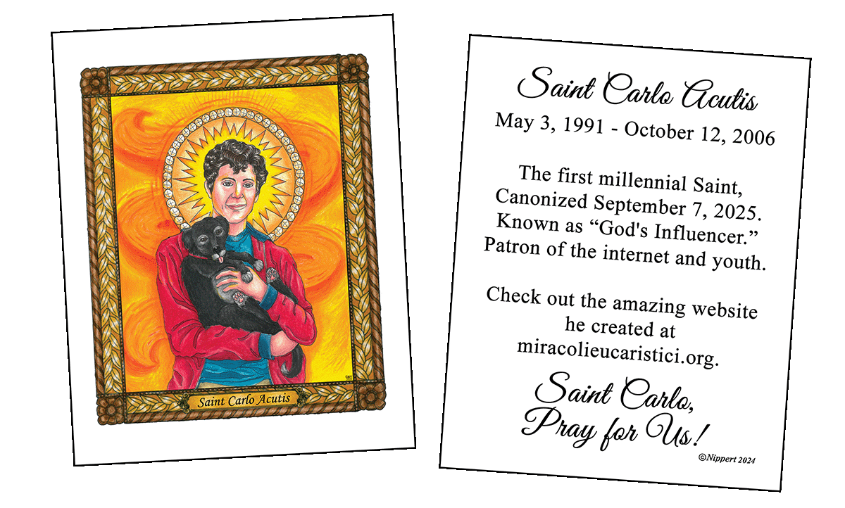 Carlo Acutis #2 Large Holy Cards